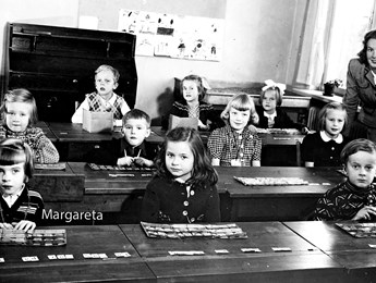 Margareta Rosengren - 1941 - Skolstart - Höglandsskolan - Bromma.jpg